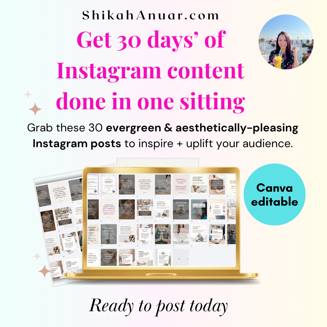 30 Inspiring + Uplifting Instagram posts (minimalist aesthetic)