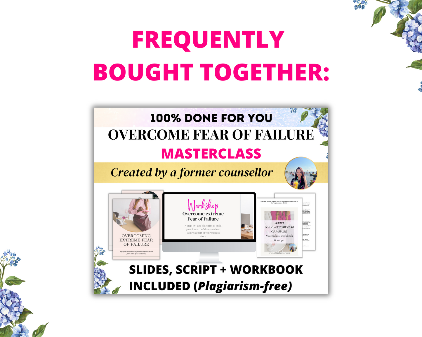 High-converting sales page for 'Overcome Fear of Failure' Masterclass