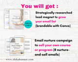 List-building kit for coaches : Manage stress with self-compassion Edition (irresistible lead magnet + email nurture campaign included)