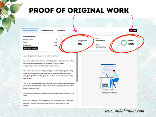20 done-for-you Mindset Journaling Instagram posts and captions (authority-building)