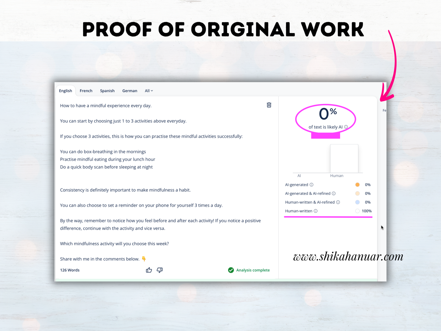 30 Mindfulness done-for-you Instagram posts and captions (authority-building)