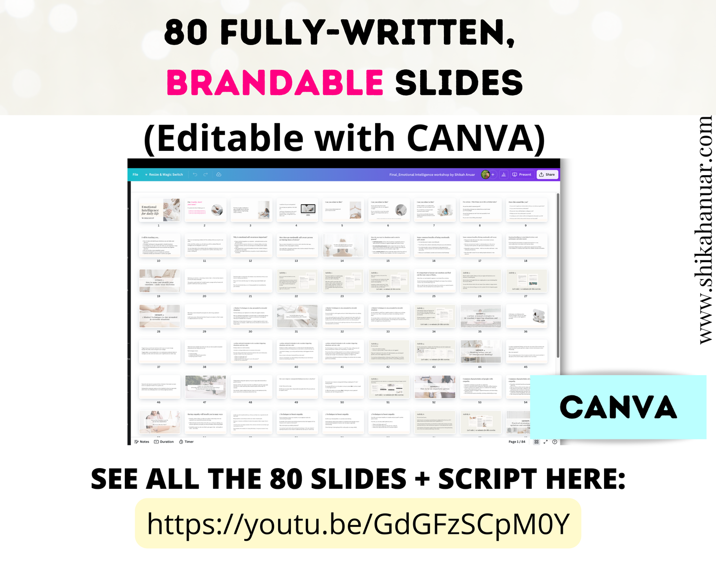 Done-for-you 'Emotional Intelligence for Daily Life' Workshop, Script and Workbook