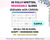 Done-for-you 'Overcome Fear of Failure' Masterclass, Workbook and Script (ready to launch and sell)