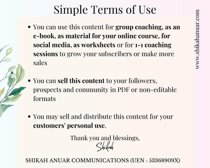 7-Day Goal-Setting Programme (done-for-you and ready to use or sell)