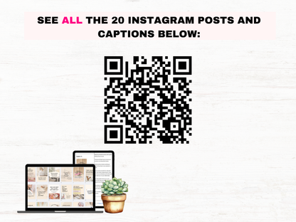 20 done-for-you Mindset Journaling Instagram posts and captions (authority-building)