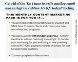 Done for you Lead Generation for Coaches : Positive Self-Talk edition (Lead magnet, Email campaign, IG captions, IG reel scripts, IG images included)