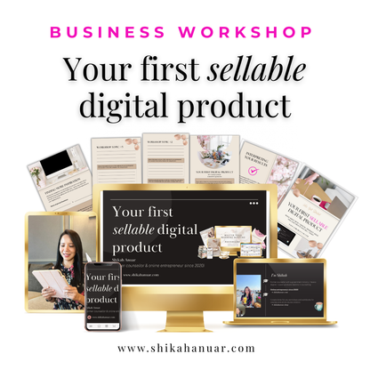 (Workshop) Your first sellable digital product