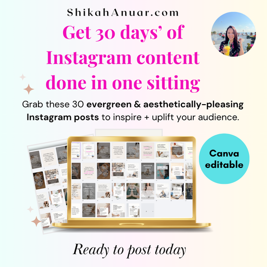 30 Inspiring + Uplifting Instagram posts (minimalist aesthetic)