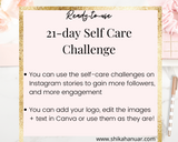 21-Day Self Care Challenge for Insta Stories