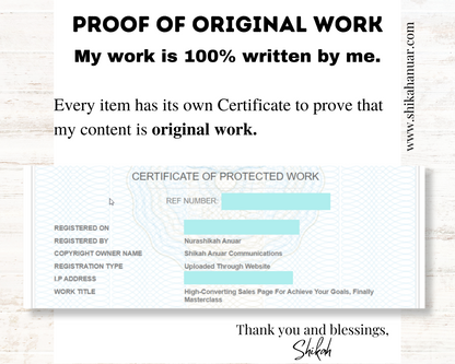 High-Converting Sales Page for Achieve Your Goals, Finally masterclass