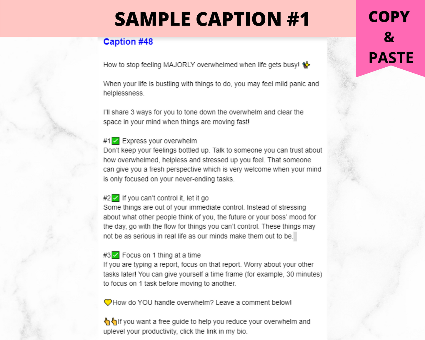 50 HIGH-ENGAGEMENT Captions for Life Coaches