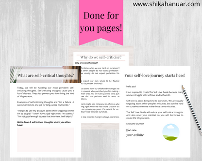 The Self Love Guide (ready to sell or use with clients)