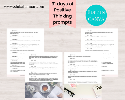 31-day Positive Mindset Journal