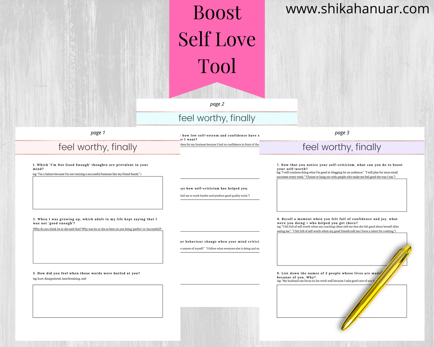 The Self Love Guide (ready to sell or use with clients)