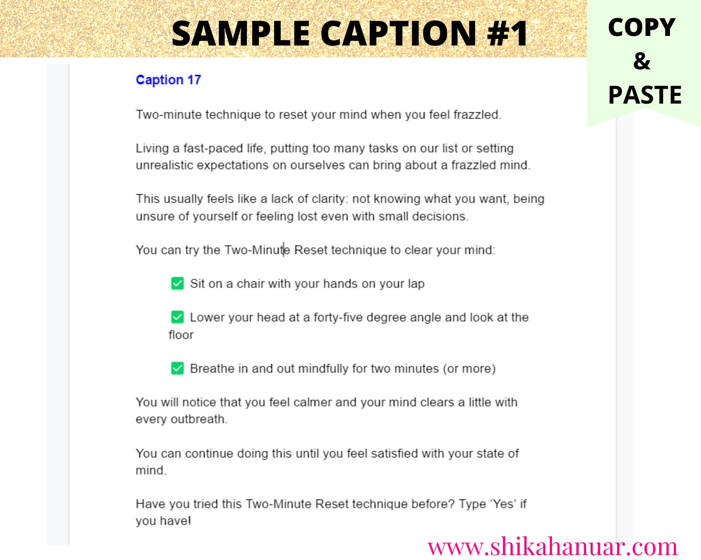 30 Mental and Emotional RESILIENCE Captions for Coaches