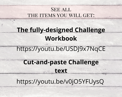 7 Day Self-Esteem Challenge + Workbook