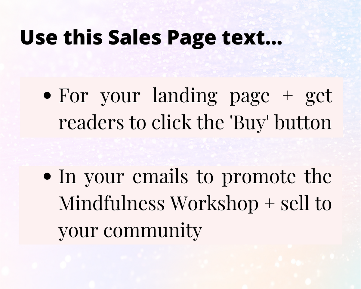 High-Converting Sales Page for Release Imposter Syndrome masterclass