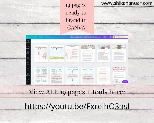 Set Healthy Boundaries Guide (ready to sell + use with clients)