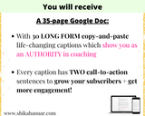 30 Mental and Emotional RESILIENCE Captions for Coaches