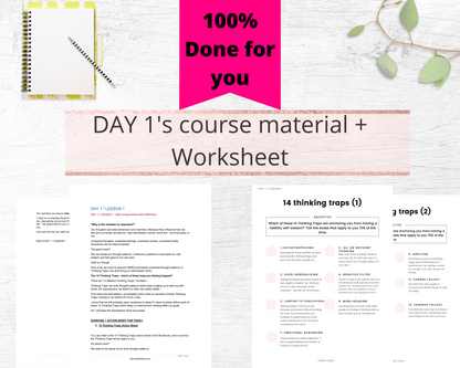 Done-for-you 14-Day Self-love Course (ready to launch and sell)