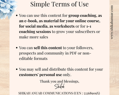 Done-for-you 'Overcome Negative Self-Talk' Masterclass, Script and Workbook