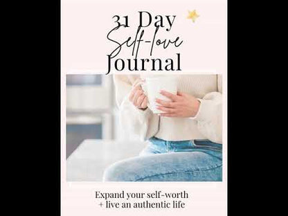 31-Day Self Love Journal (ready to sell + use with clients)