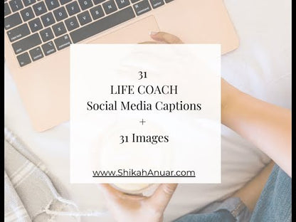 31 Self-Compassion Captions + 31 Images
