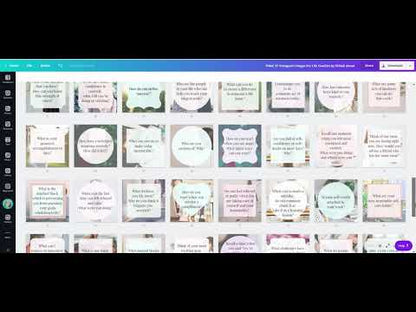 97 Instagram Posts + Captions for Life Coaches: Editable in Canva